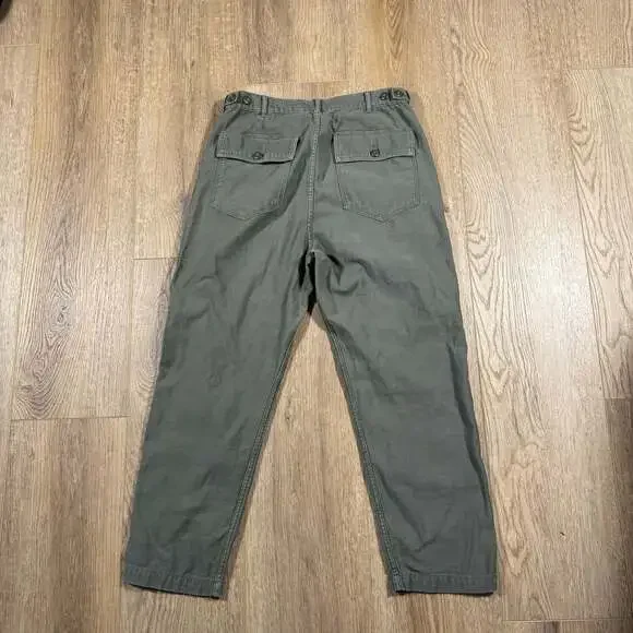 American Eagle Green Fatigue Baker Utility Pants Size 12 - Picture 5 of 8
